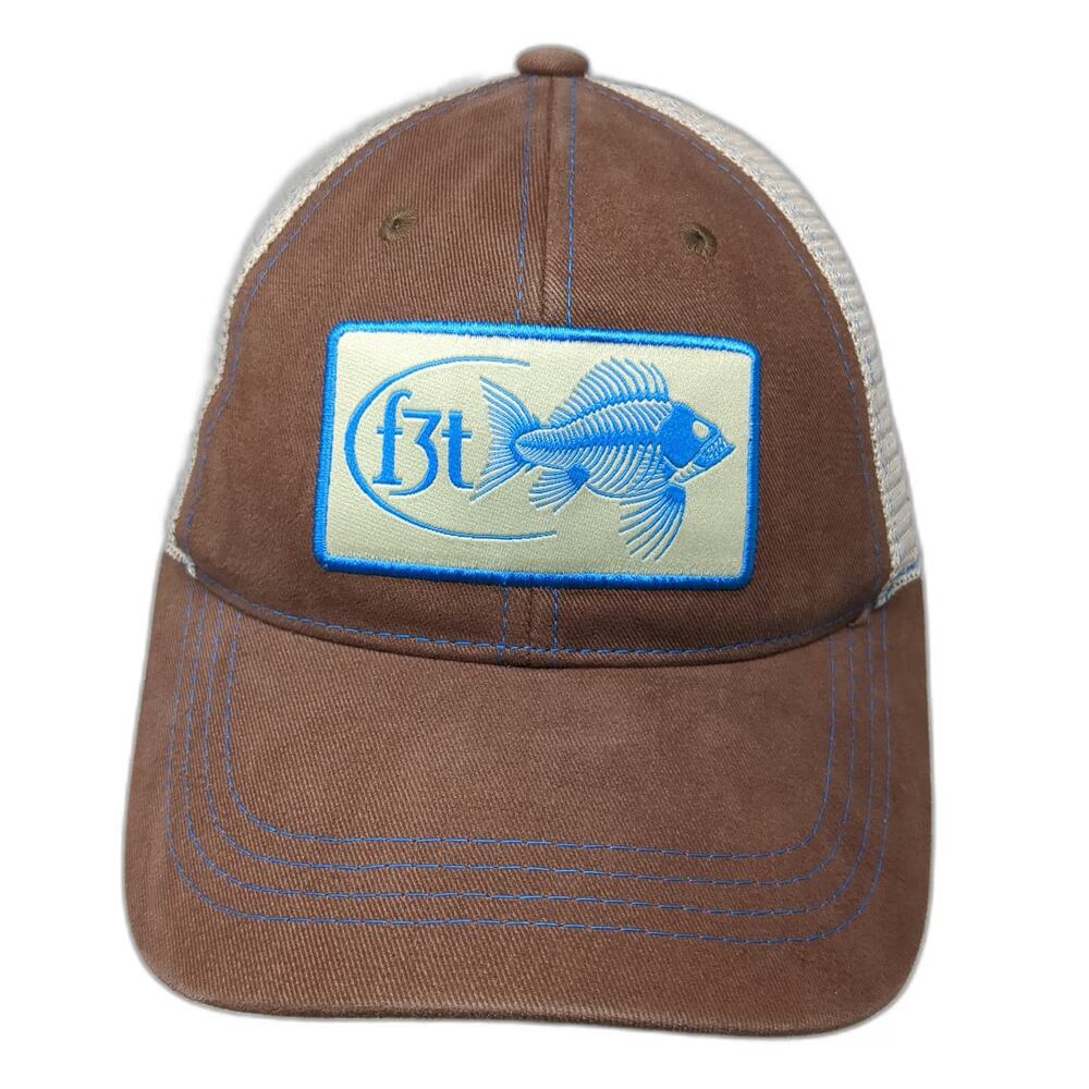 Costa Baseball Cap Brown One Size f3t Fly Fishing Film Tour Mesh Back Hat